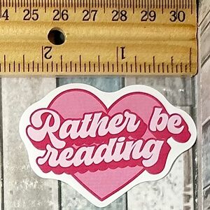 🌀10/$10🌀 Books Reading Reusable Waterproof Vinyl Sticker Decal